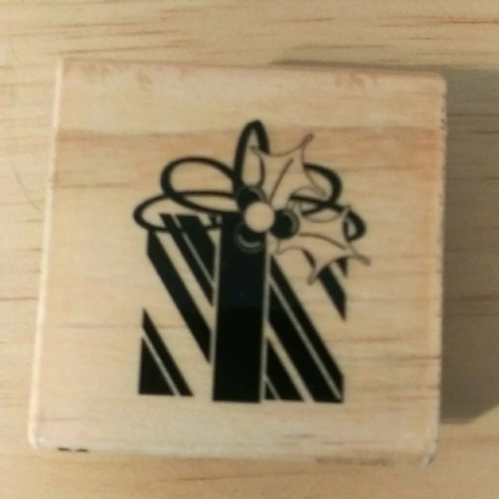 LOT OF Aholiday wood base rubber stamps